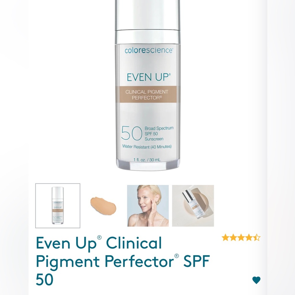Brand New Colorescience Even Up Clinical Pigment Perfector SPF 50